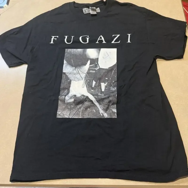 Band Tee Faded 90S - 희귀한 Fugazi 빈티지 스타일 90년대 펑크