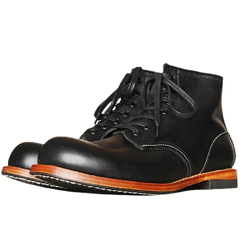 Vintage Fashion For Mens - 남성용 빈티지 굿이어 웰티드 정품 가죽