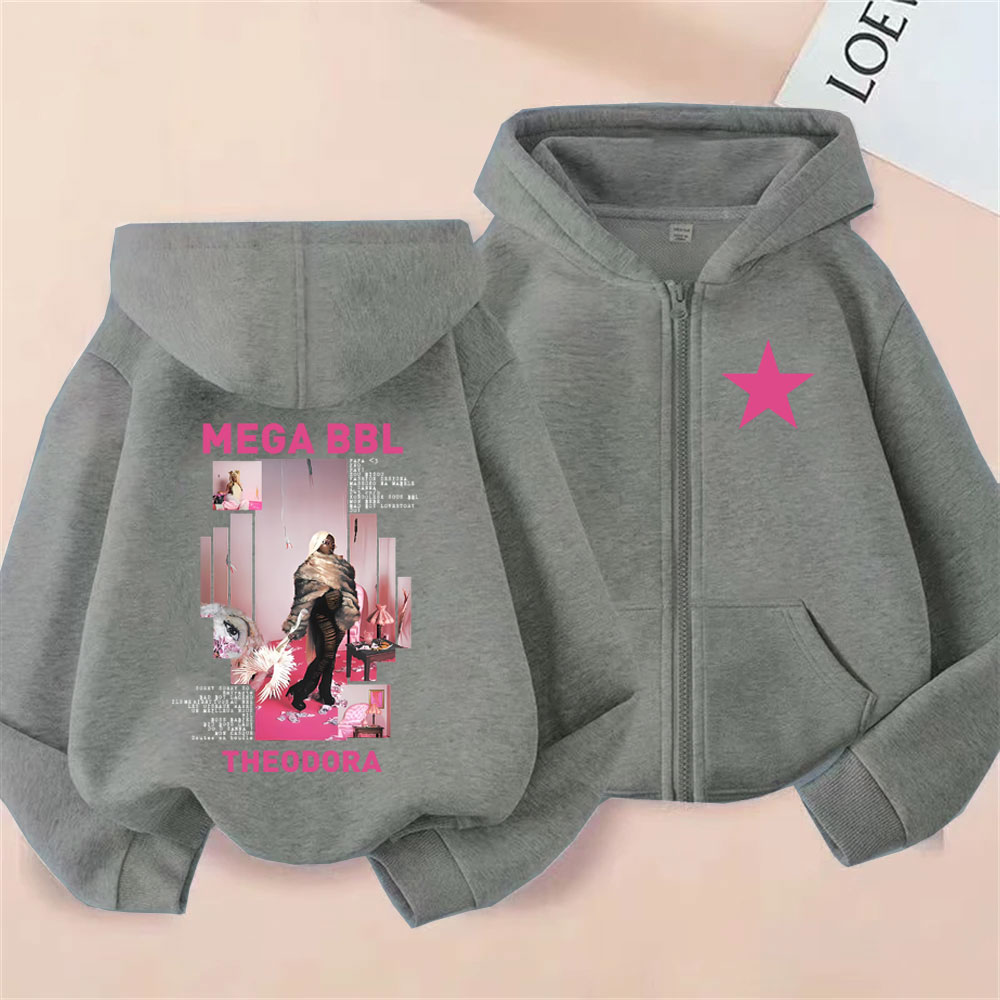 래퍼 테오도라 메가 BBL 앨범 지퍼 후디 남녀 힙합  - Vintage Fashion Pop Up 리뷰 및 가격