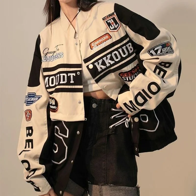 미국 빈티지 여성 대표팀 봄버 재킷, 다목적 캐주얼 블 - Varsity Jacket Wool 리뷰 및 가격