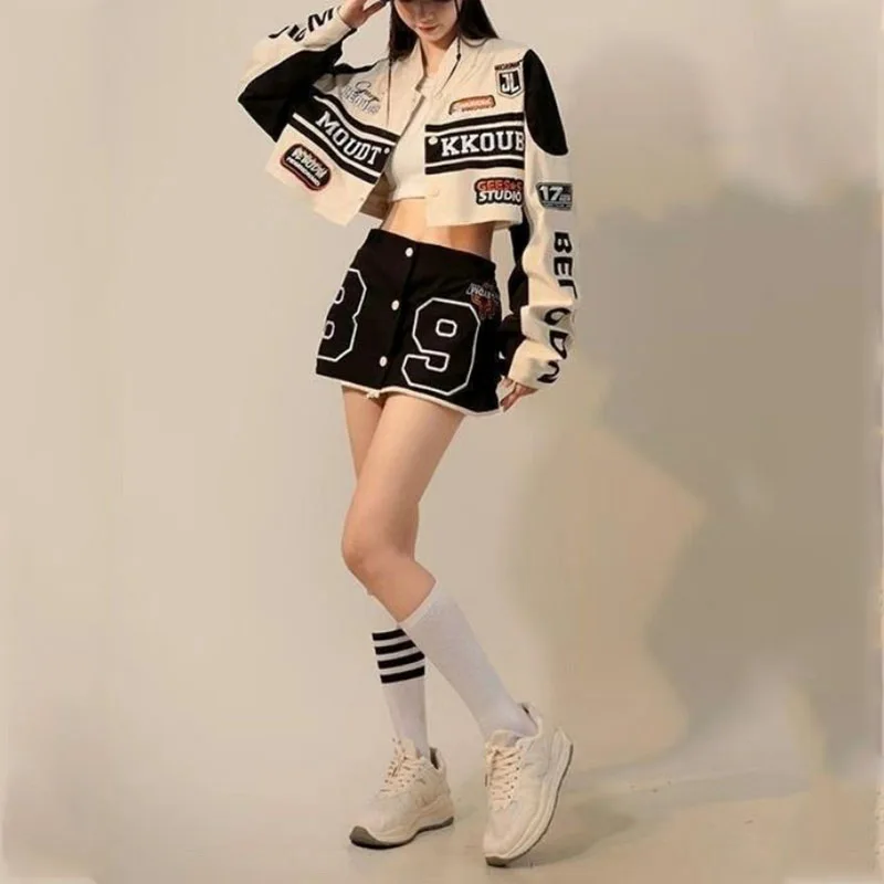 미국 빈티지 여성 대표팀 봄버 재킷, 다목적 캐주얼 블 - Varsity Jacket Wool 리뷰 및 가격