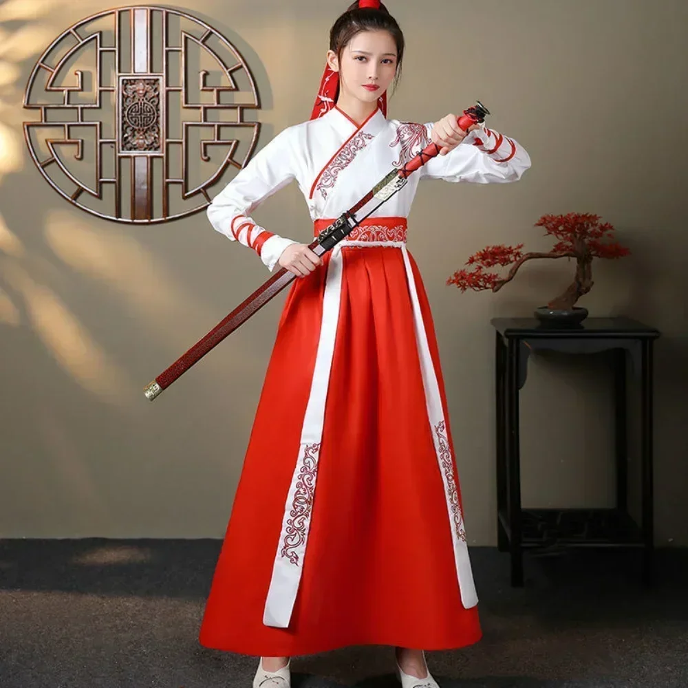 현대 Hanfu 여성 탑 스커트 2 조각 세트 남성 빈 - Vintage Fashion Pieces 리뷰 및 가격