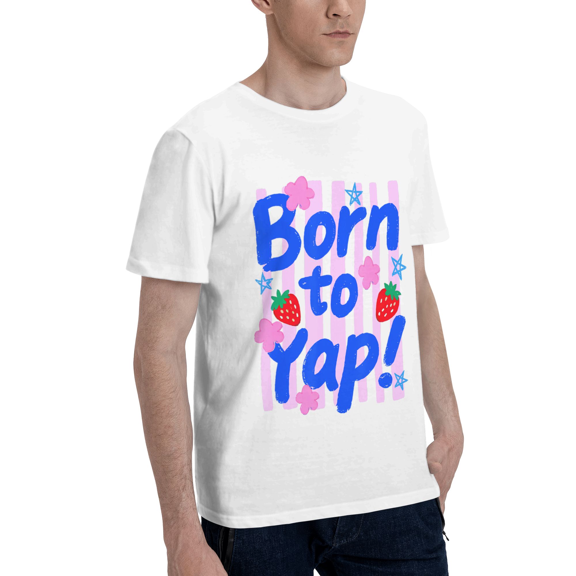 Preppy Born to Yap Stripes Fun - Vintage Fashion Gen Z 리뷰 및 가격