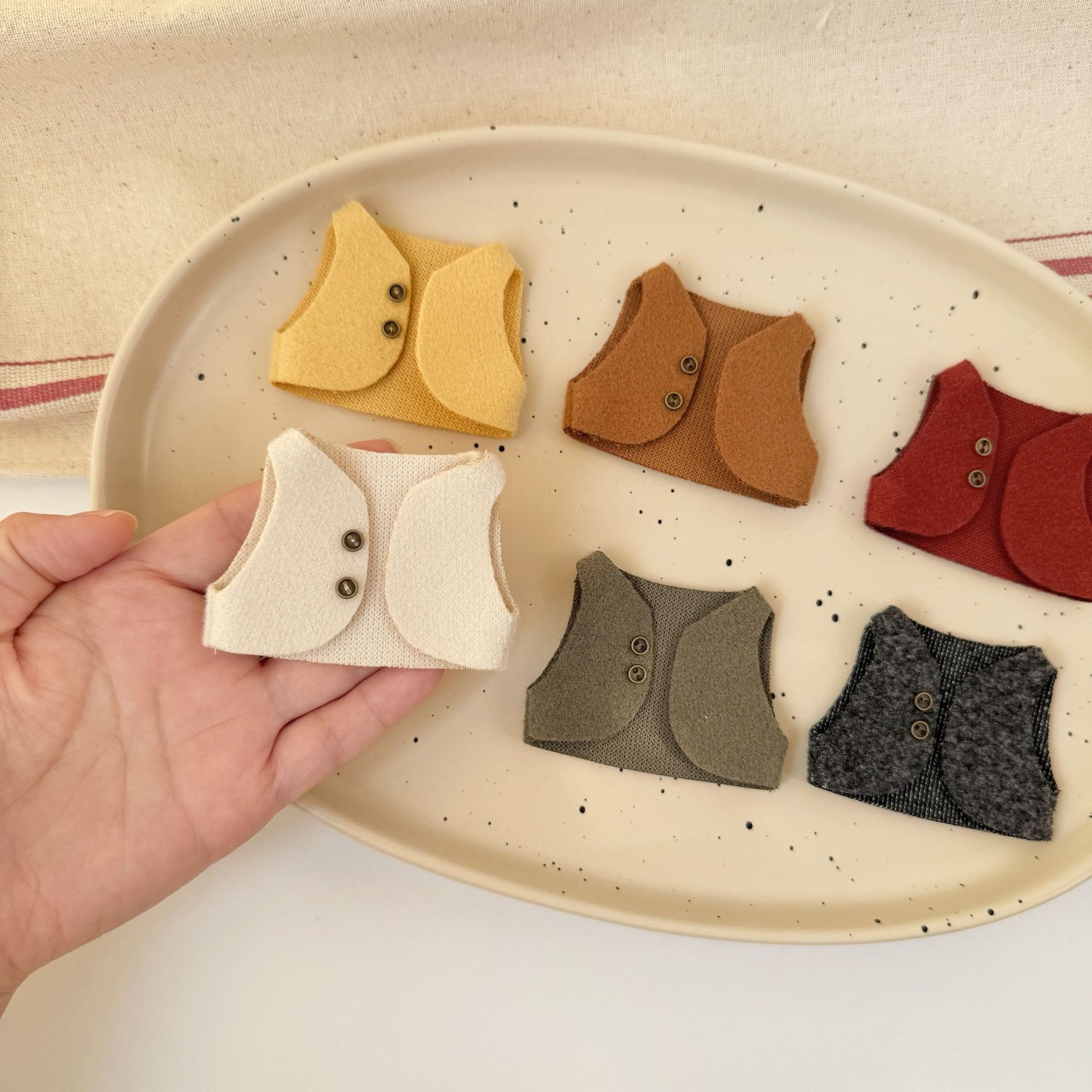 수제 10cm 인형 옷 빈티지 울 조끼 라부부 플러시  - Vintage Fashion Dolls 리뷰 및 가격