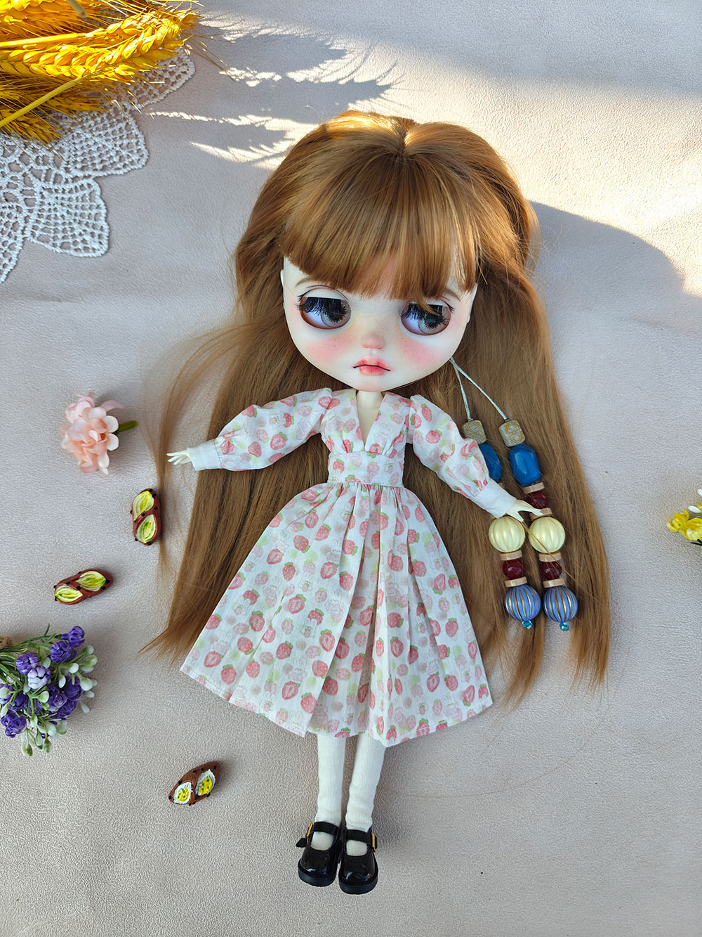 새로운 브라이스 인형 옷 빈티지 귀여운 드레스 브라이스 - Vintage Fashion Dolls 리뷰 및 가격