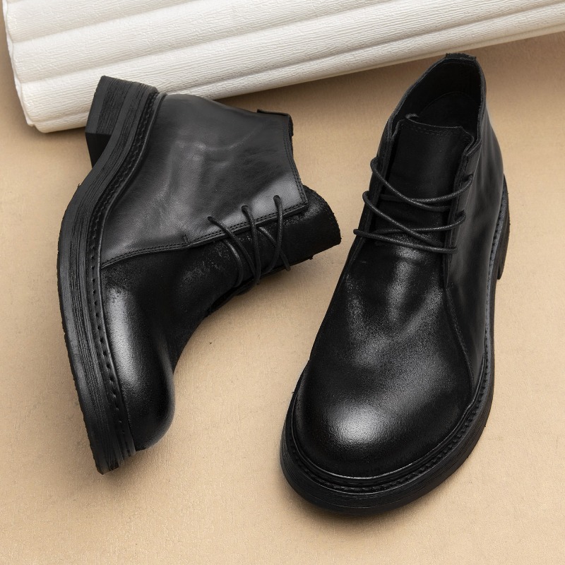 빈티지 남성용 천연 가죽 부츠 럭셔리 수제 2026 봄 - Vintage Fashion For Mens 리뷰 및 가격