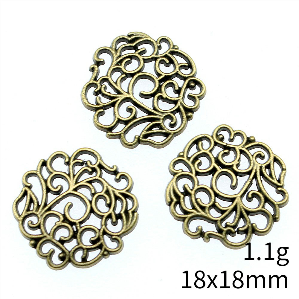 10pcs 18x18mm 2 색 골동품 실버 컬러 골동 - Vintage Fashion Nova 리뷰 및 가격