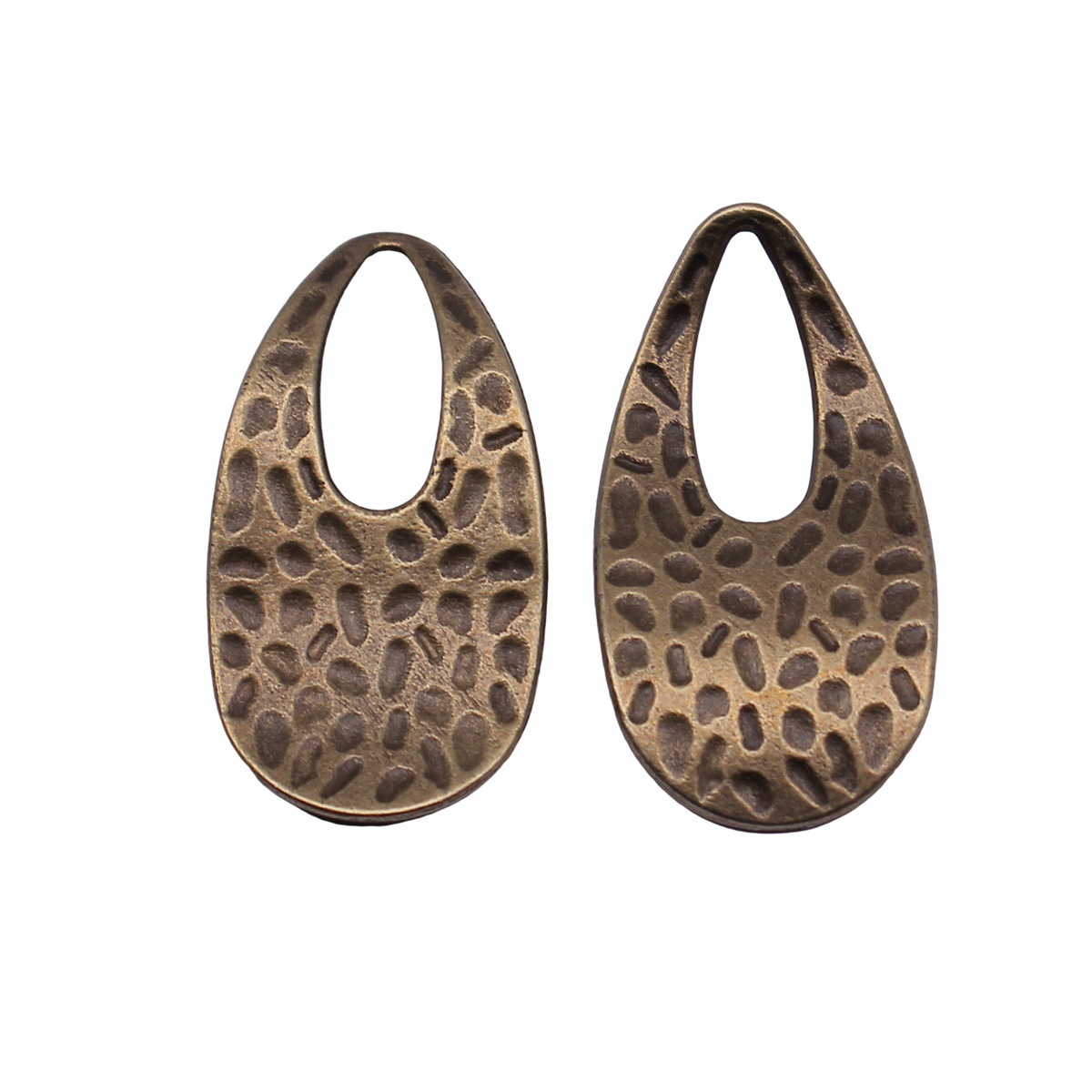 10개 34x18mm 5가지 색상 망치질 처리된 눈물방 - Vintage Fashion Nova 리뷰 및 가격