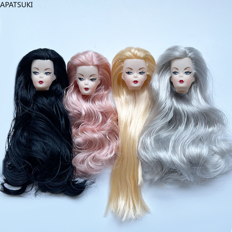 블루 아이 웨이브 컬 헤어 인형 머리 (11.5인치 인 - Vintage Fashion Dolls 리뷰 및 가격