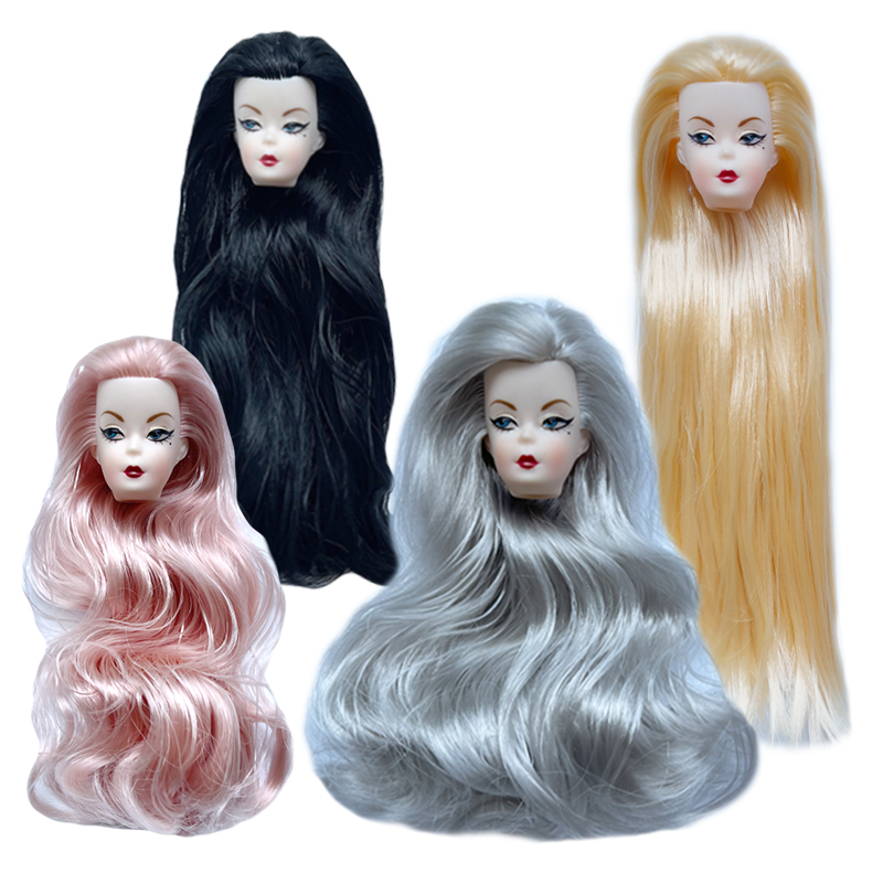 블루 아이 웨이브 컬 헤어 인형 머리 (11.5인치 인 - Vintage Fashion Dolls 리뷰 및 가격