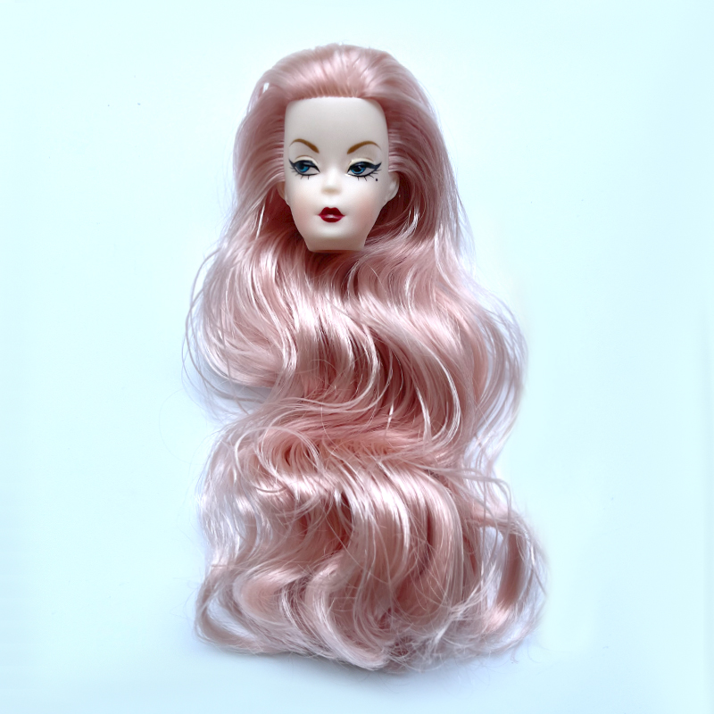 블루 아이 웨이브 컬 헤어 인형 머리 (11.5인치 인 - Vintage Fashion Dolls 리뷰 및 가격