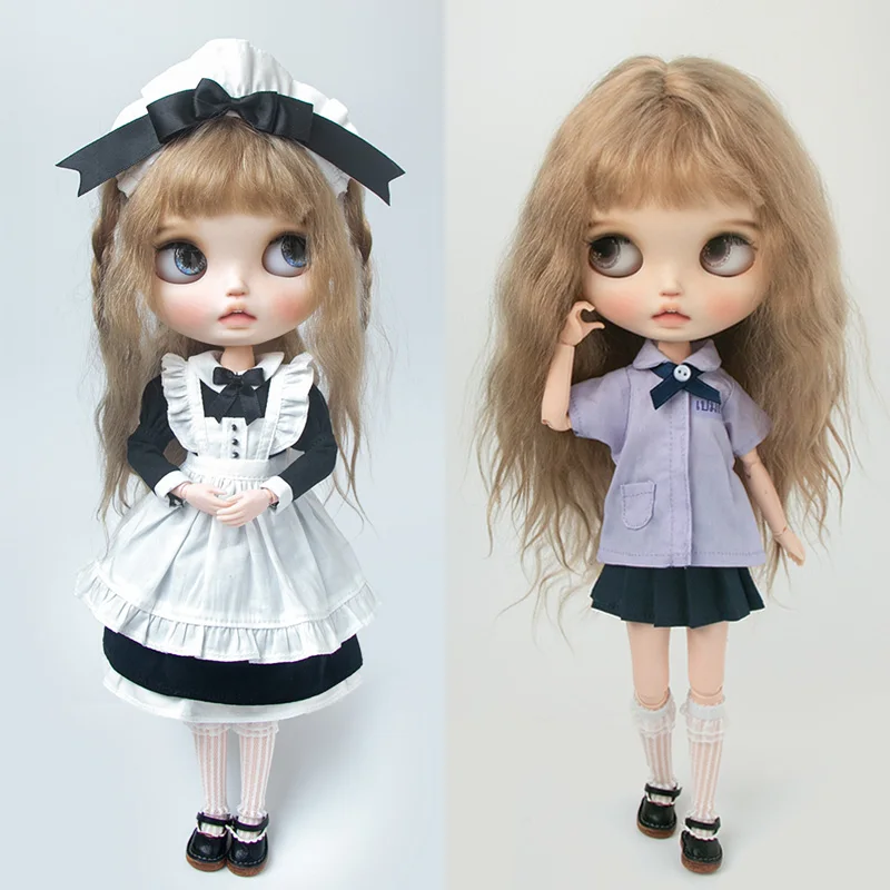Blyth 옷 레이스 빈티지 드레스 셔츠 플리츠 스커트 - Vintage Fashion Dolls 리뷰 및 가격