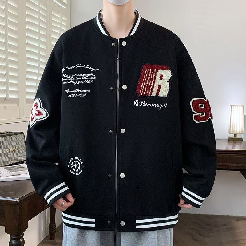 2026 봄 신상 코트 소년 자수 야구 재킷 패셔너블하 - Varsity Jacket Wool 리뷰 및 가격