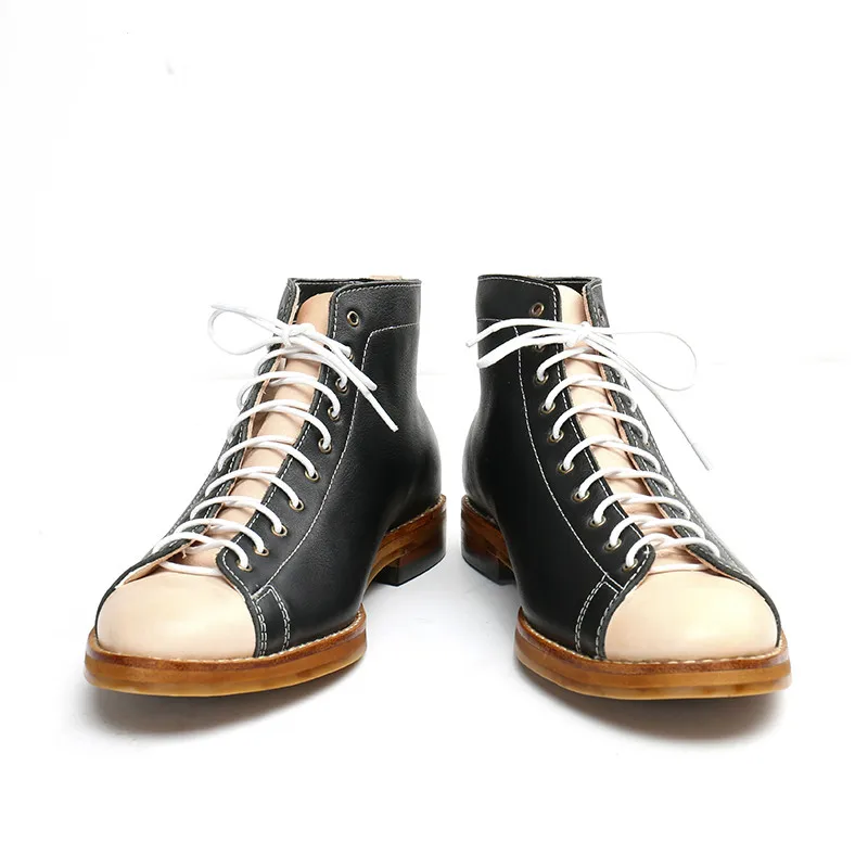 하이 툴링 부츠 남성용 Goodyear-Welted 빈 - Vintage Fashion For Mens 리뷰 및 가격