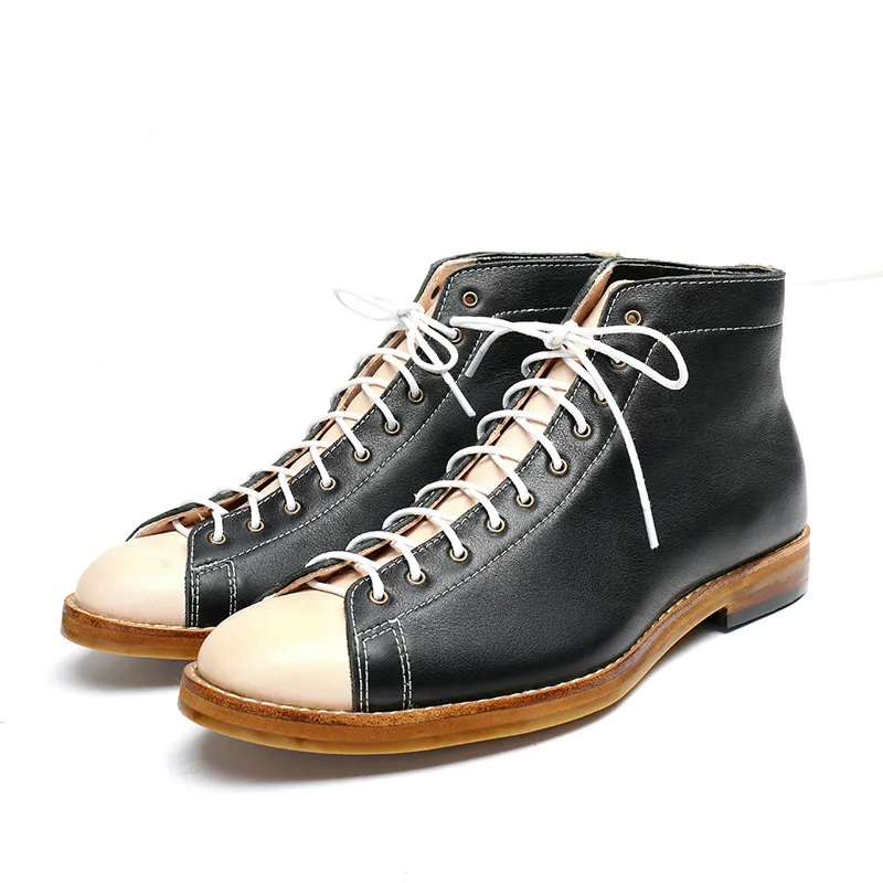 하이 툴링 부츠 남성용 Goodyear-Welted 빈 - Vintage Fashion For Mens 리뷰 및 가격