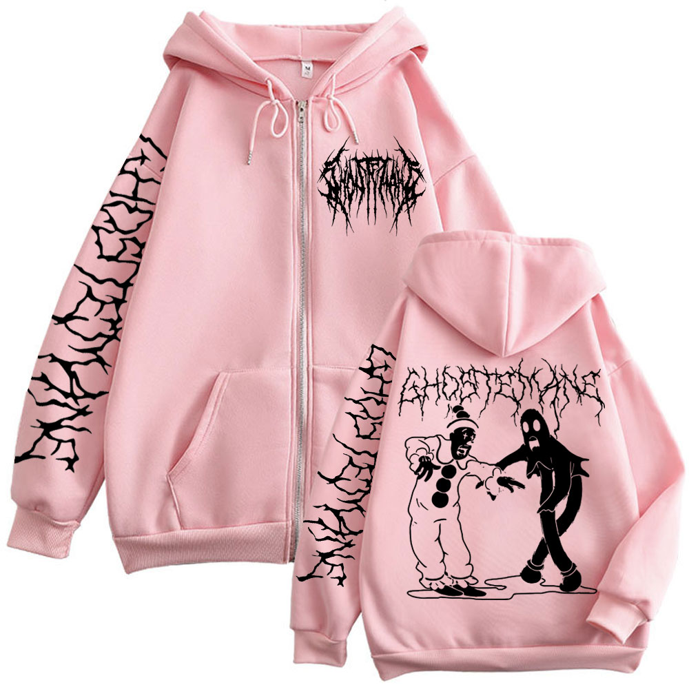 Ghostemane 프린트 지퍼 후드 메탈 록 팝 음악 - Vintage Fashion Pop Up 리뷰 및 가격