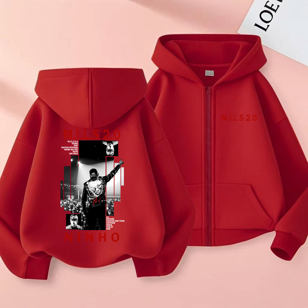 래퍼 니뇨 MILS 2.0 앨범 그래픽 지퍼 후드티 남 - Vintage Fashion Pop Up 리뷰 및 가격
